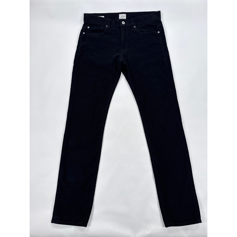 J‎ Crew Mens Corduroy Pants 32x34 Navy Blue 484 Slim Fit Minimalist Prep